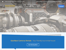 Tablet Screenshot of camerarentalsvancouver.com
